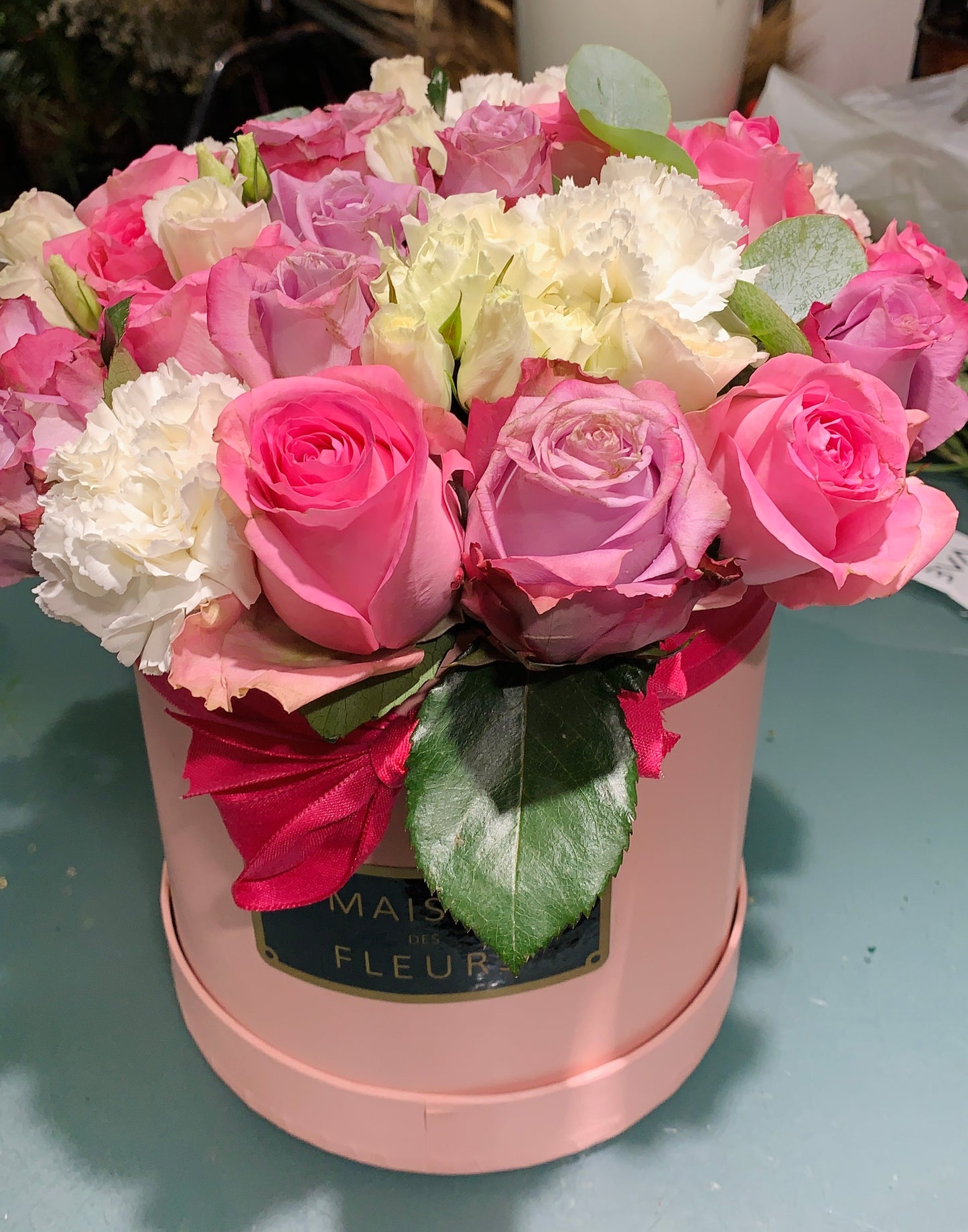 Centre Sombrerero Pink Romance