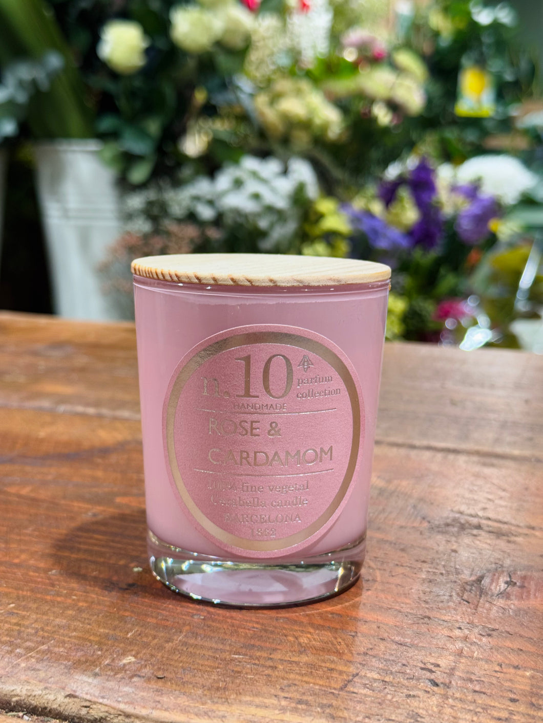 Vela aromática Nº10 Rose & Cardamom