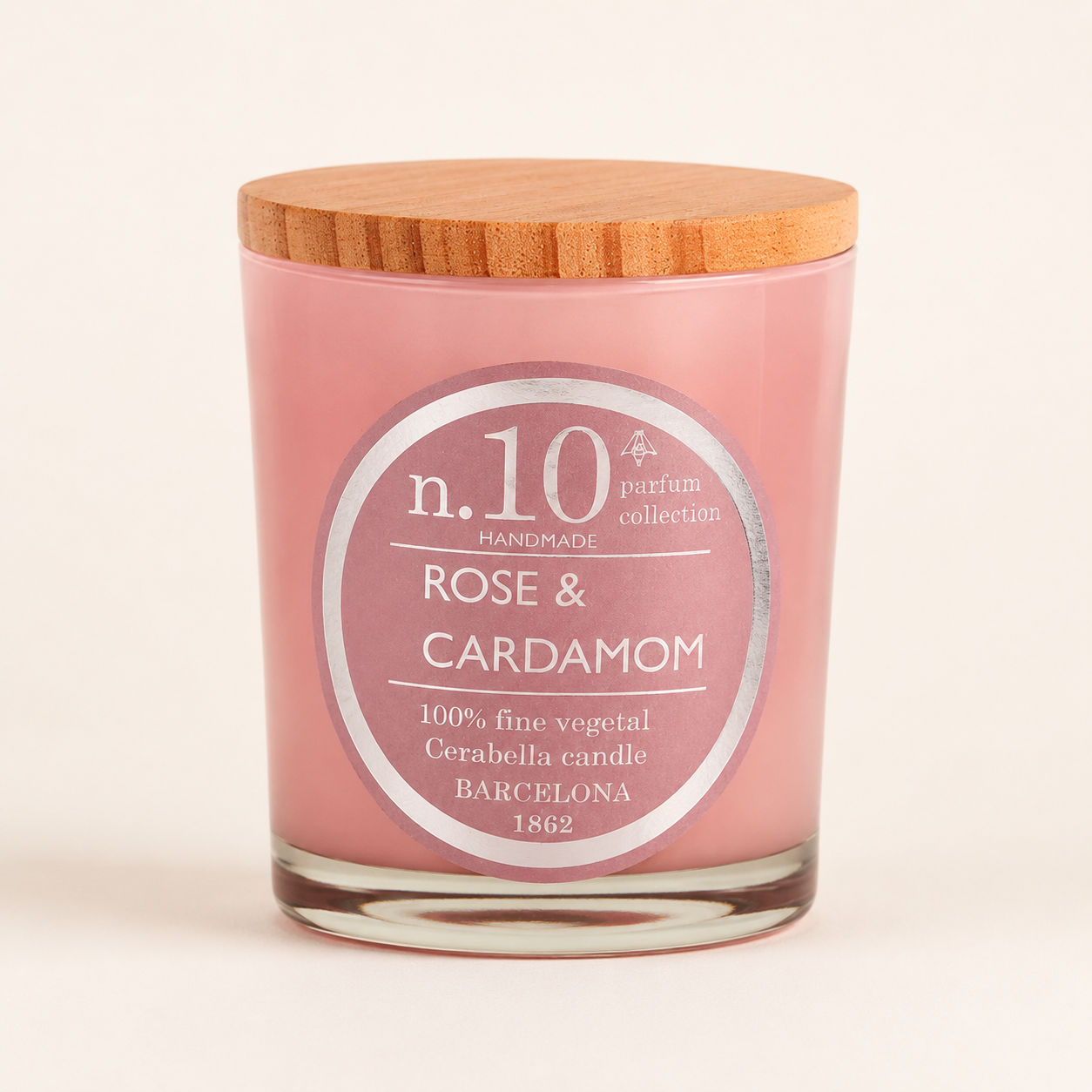 Vela Cerabella Numbers nº10 Rosa y Cardamomo