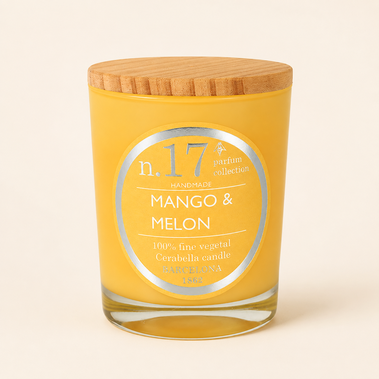 Vela Cerabella Numbers nº17 Mango y Melón