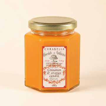 Vela Cerabella Sucre Canela y Naranja