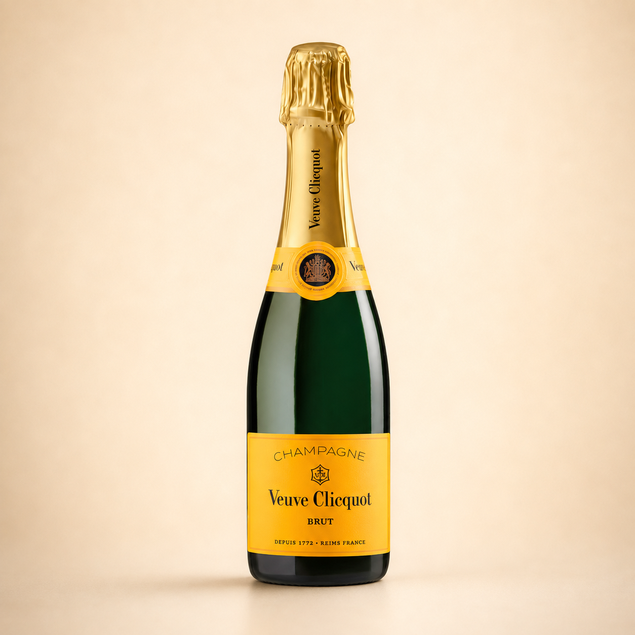 Botella de Champagne Veuve Clicquot Brut Yellow Label de 37,5 cl