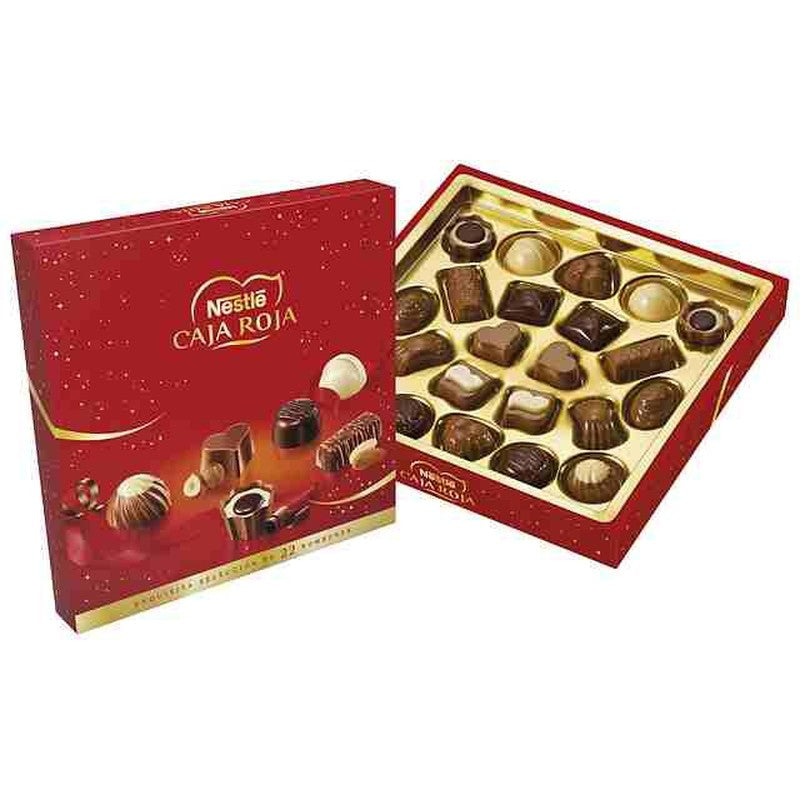  Nestlé Caja Roja Bombones de Chocolate - Bombones 800 gr
